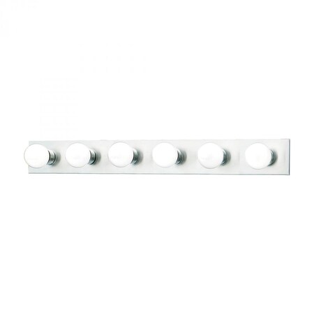 Thomas Vanity Strips 6-Light Wall Lamp in Brushed Nickel SL741878